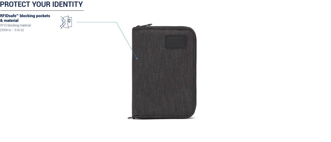 Кошелёк Pacsafe RFIDsafe travel organizer