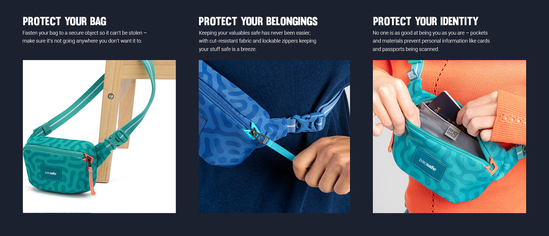 Купить сумку Pacsafe GO Micro Sling