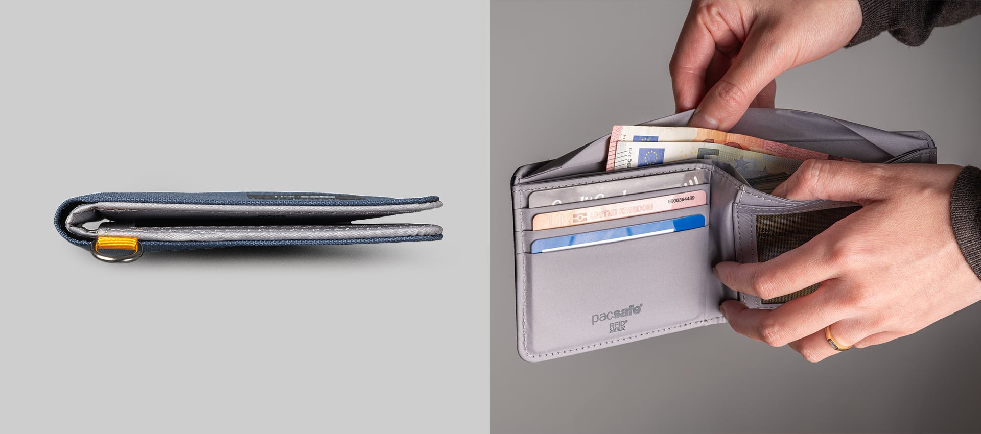 Кошелёк Pacsafe RFIDsafe bifold купить