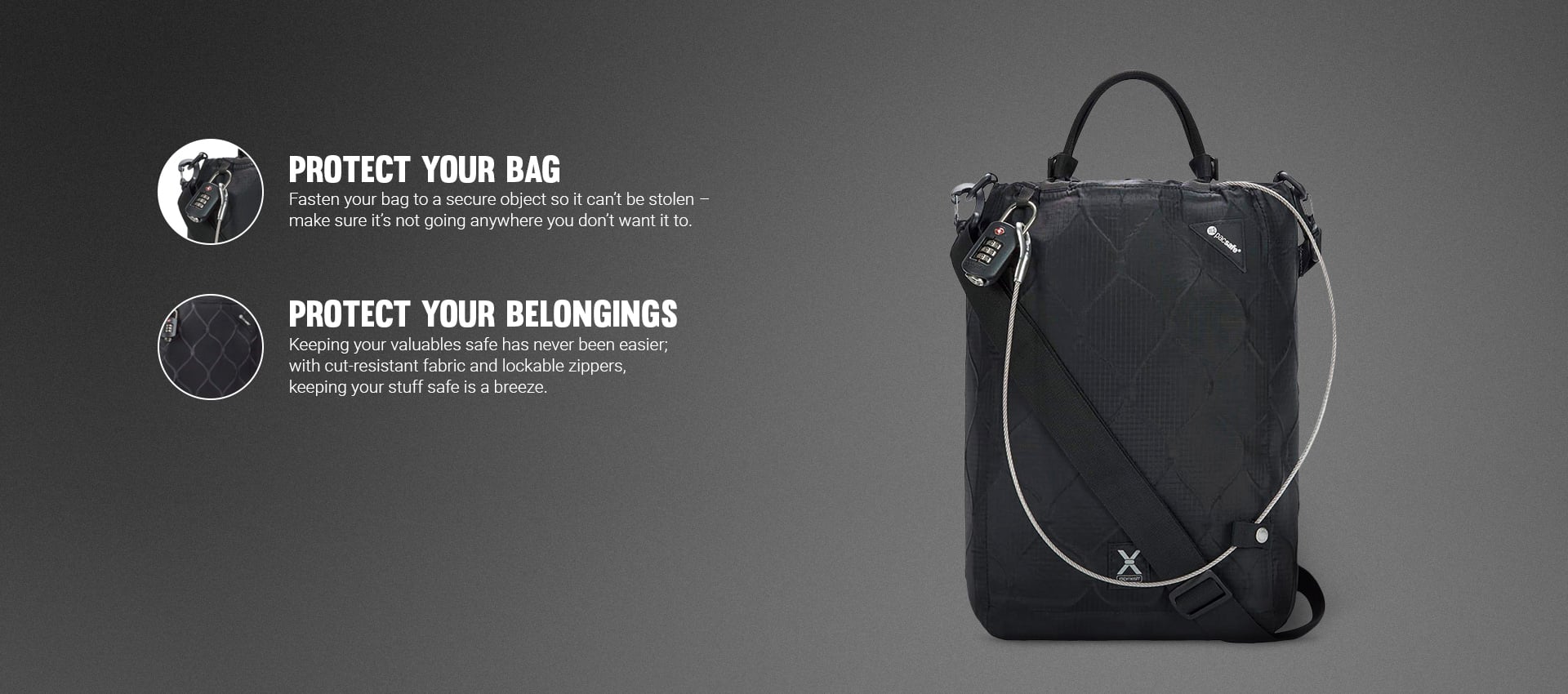 Купить сумку сейф Pacsafe Travelsafe X15 АНТИВОР