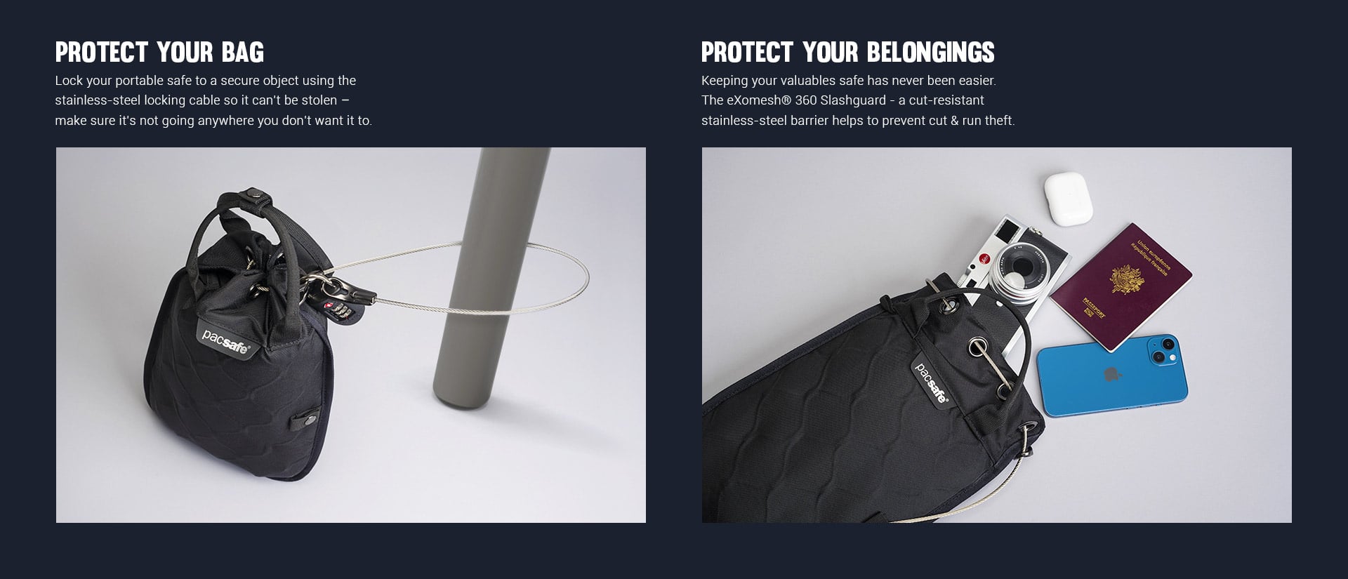 Сейф АНТИВОР Pacsafe Travelsafe 3L