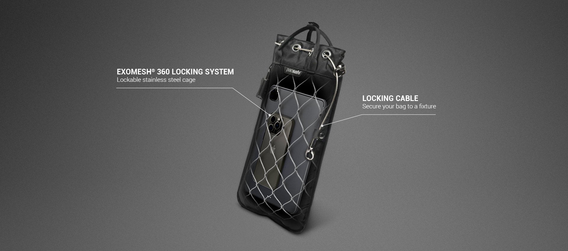 Портативный сейф Pacsafe Travelsafe 5L GII с защитой АНТИВОР